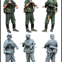 1/35 Scale Unpainted Resin Figure infantryman collection figure
