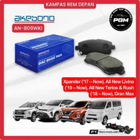 Kampas Rem Depan AKEBONO Rush Terios DUAL VVTI AN-809WKI