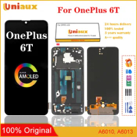 6.41" Original Lcd For OnePlus 6T A6010 LCD Display Touch Screen For One Plus 6T with Fringerprint Replacement Digitizer Assembl