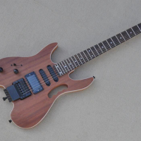 Factory Custom Headless Left Handed Electric Guitar with Rosewood Top,Offer Customize