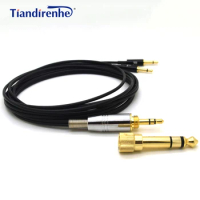 Headphone Cable for Sennheiser HD477 HD497 HD212 pro EH250 EH350 Headset for Audioquest Nightowl 6.35 / 3.5mm to 2.5mm