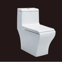 2019 hot sales water closet one-piece toilet S-trap toilets with PVC adaptor UF soft close seat AST356 UPC certificate
