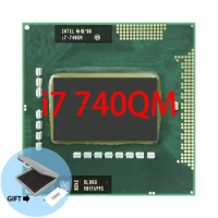 For Intel Core i7-740QM i7 740QM SLBQG 1.7 GHz Quad-Core Eight-Thread CPU Processor 6W 45W Socket G1 / rPGA988A
