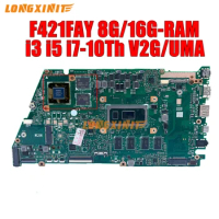 X421FAY motherboard For ASUS VivoBook X421FQY X421FA X421FPY.i5-10210U i7-10510U. V2G-GPU.8GB/16GB-RAM