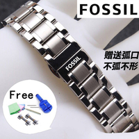 Fossil watch strap stainless steel strap solid stainless steel 18 20 22 23 24mm