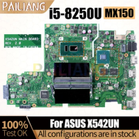 For ASUS X542UN Notebook Mainboard REV.2.0 i5-8250U MX150 60NB0G80-MB1400 Laptop Motherboard Full Tested