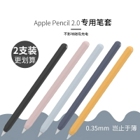 ipad筆套 適用applepencil2一二代ipad筆套蘋果筆保護套硅膠磁吸平板筆尖套【HZ70757】