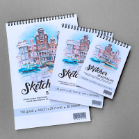 Sketcher Sketchbook Buku Gambar Spiral 150gsm A4 A5 A6 - 30 Sheets