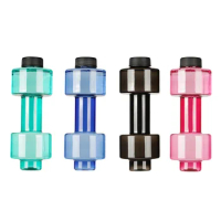 550ML Dumbbell Shaped Sport Water Bottle Kettle PET Outdoor Unbreakable Fitness Cycling Gym Travel Water Drinks Accessories