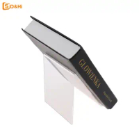Transparent Acrylic Book Display Stand Desktop Book Holder Book Shelf Vertical Book Textbook Display Stand Transparent