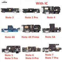 USB Charge Board Port Connector Mic Dock Charging Flex Cable For Xiaomi Redmi Note 3 4 4x 5 5A 6 7 Pro Prime