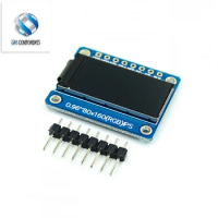 TFT Display 0.96 / 1.3 inch IPS 7P SPI HD 65K Full Color LCD Module ST7735 Drive IC 80*160 (Not OLED) For Arduino