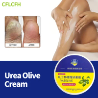 120g Anti Crack Foot Olive Oil Urea Cream Drying Cracked Feet Repair Hand Heel Dead Skin Removal Moisturizing Care Foot Mask