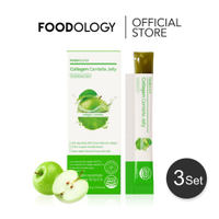 [FOODOLOGY] Collagen Centella Jelly (30 Days) -  Jelly Sticks for Glowy Skin Juicy Green Apple Flavo