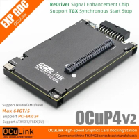 OCuP4V2 OCuLink GPU Dock ReDriver Chip NVME M.2 to OCulink Adapter ATX SFX Bracket eGPU Laptop Mini PC to External Graphics Card