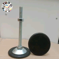 kaki adjuster conveyor M12 x 200mm +karet adjuster foot table