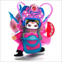 川劇變臉娃娃玩具特色臉譜玩偶中國風創意成都熊貓基地紀念品禮物