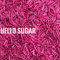 Colorful pearlescent sugar beads luxury cup cake fudge decoration sugar beads DIY metallic pink sugar pin sugar stick topper