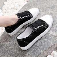 Women’s Slip-On Canvas Shoes — 2025 Spring New Arrival, White Sneakers for Students and Nurses alaia