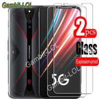 For ZTE Nubia Red Magic 5G 5S Tempered Glass Protective ON RedMagic NX659J 6.65Inch Screen Protector Smart Phone Cover Film