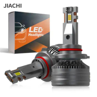 JIACHI 10PCS HB4 9006 HB3 9005 Led Headlight Bulb H7 H11 LED Fog Headlamp 20000LM High Power 55W With Fan Double Copper Tube 12v