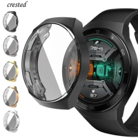 Case for Huawei Watch GT 2e cover soft TPU Full Coverage Frame Smartwatch Accessories Bumper+Screen Protector Huawei Watch GT2E