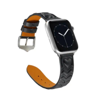 Leather Strap For Apple Watch Band 44mm Ultra 2 49mm 42mm 38/40mm watchband Correa bracelet iWatch Series 5 3 SE 6 7 8 9 45/41MM