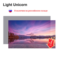 Light Unicorn High Brightness Reflective Projector Screen 60 72 84 100 120 130 inches 16:9 Fabric Cloth Screen for Espon XGIMI