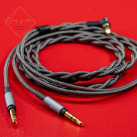 Upgrade Balanced Audio Cable Cord For Denon D9200 D7100 D7200 D600 Headphones Hifi Occ 2x3.5mm To 2.5mm 4.4mm Plug