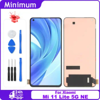 6.55" Original AMOLED For Xiaomi Mi 11 Lite 5G NE LCD Display Touch Screen Digitizer Assembly For Xiaomi Mi 11 Lite NE