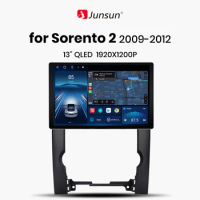 Junsun X7 MAX 13.1“ 2K AI Voice Wireless CarPlay Android Auto Car Radio for Kia Sorento 2 XM 2009 - 2012 Multimedia autoradio