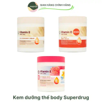 Kem  dưỡng thể body Superdrug Vitamin E /Intensive All Over Body Cream 475ml (Bill Anh)