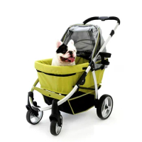 TT Dog Stroller Pet plus-Sized Can Hold More than Poodle Cat Folding Fs1202 First Class Cabin