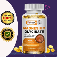 Alliwise 120PCS. Magnesium Glycinate vegan 400mg Suplemen Mineral untuk Wanita dan Pria Meningkatkan