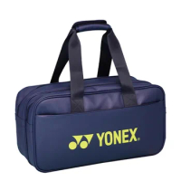 Yonex High-quality PU Leather New Badminton Racket Sports Bag Tennis Racket Bag Portable Durable Large Capacity Unisex