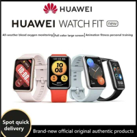Original Huawei WATCH FIT new Smart Watch Sports Health Management Fashion Full Color Big Screen Watch