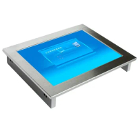 15 Inch AIO Touch Screen Industrial Panel PC 2*LAN 3*USB 4*COM Rugged Tablet Pc with 64GB SSD IPC