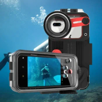 40Meter Depth Diving Operated Underwater Photo Video Waterproof Case For iPhone 12 11 Pro Max XS For Huawei P40 Pro Mate 40 Pro