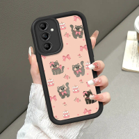 Cocok Untuk Samsung Galaxy A14 4G 5G Case kucing lucu Casing Hp Silikon Pelindung Tahan Benturan Pho