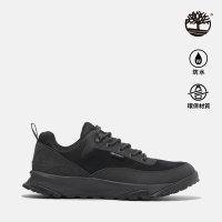 Timberland官方旗艦 男款黑色Lincoln Peak Lite低筒防水健行鞋|A6D7NEK5