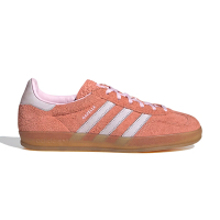 Adidas Gazelle Indoor W 女鞋 粉橘色 麂皮 低筒 復古 三葉草 愛迪達 休閒鞋 IE2946
