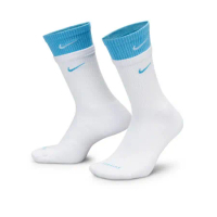 Nike 襪子 Everyday Plus Crew Socks 男女款 白藍 雙層襪 長襪 DD2795-103