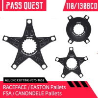 PASS QUEST -spider modification parts for RACEFACE/ FSA / Cannondale and other specifications support customized Brompton parts