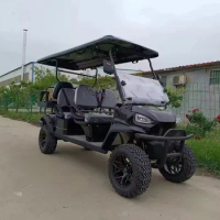 New Chinese Travel 48V 4 Wheel 4 Seater Electric Golf Cart Scooters 4 People 5KW Green Energy Electric Vehicle Golf Cart
