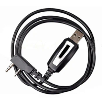 USB Programming Cable With CD For BAOFENG UV-5R UV-3R2 UV-5RA UV-82 UV-3R2 UV-3R Plus UV-5R Plus for KenWood TK-240 TK-250