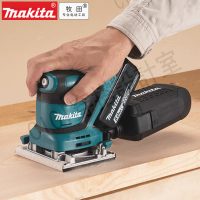 makita牧田鋰電砂紙機DBO482家具木工打磨砂方砂DBO480充電砂光機【亞德機械五金家居】