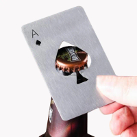 【魔術開瓶】黑桃A撲克牌開瓶器(特殊造型 隨身 廚房 餐廚用品 開酒蓋 開罐刀 開罐頭器 酒瓶 拍照道具)
