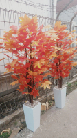 Pohon Maple Orange Artificial// Maple orange// Dekorasi Ruangan// Sudut Rumah,Hotel, Dan lainnya