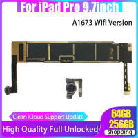 Free iCloud Unlocked Motherboard For iPad Pro 9.7inch A1673 Logic Main Board WiFi Version With iOS System Full Chips 64GB 128GB