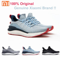 NEW Xiaomi Mijia Sports Shoes 4 game bag Lightweight Ventilate Elastic Knitting Shoes Breathable Refreshing City Running Sneaker